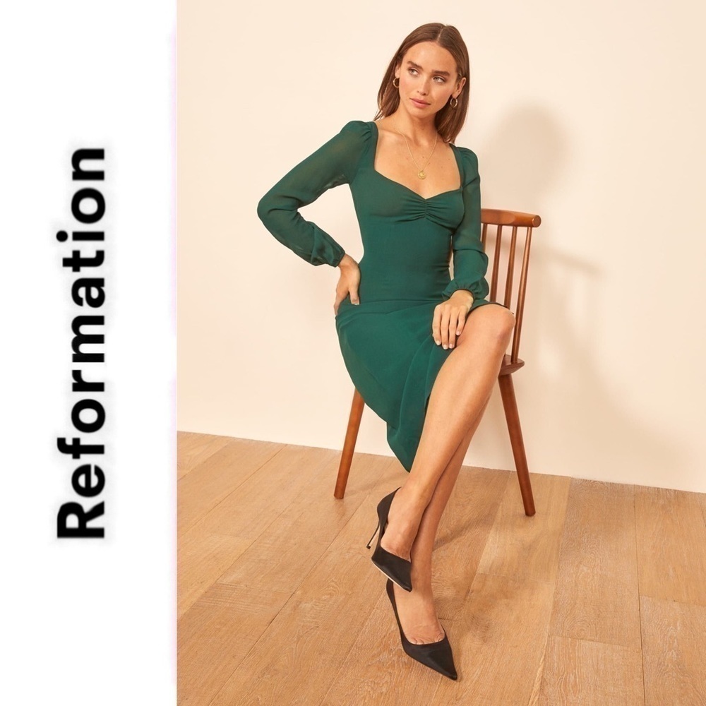 Reformation Mabille Dress 0 - Picture 10 of 12